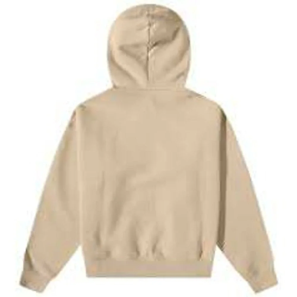 Fear of God Essentials Kids Hoodie Sand Tan Embossed Logo Sweatshirt Size 6/7‎